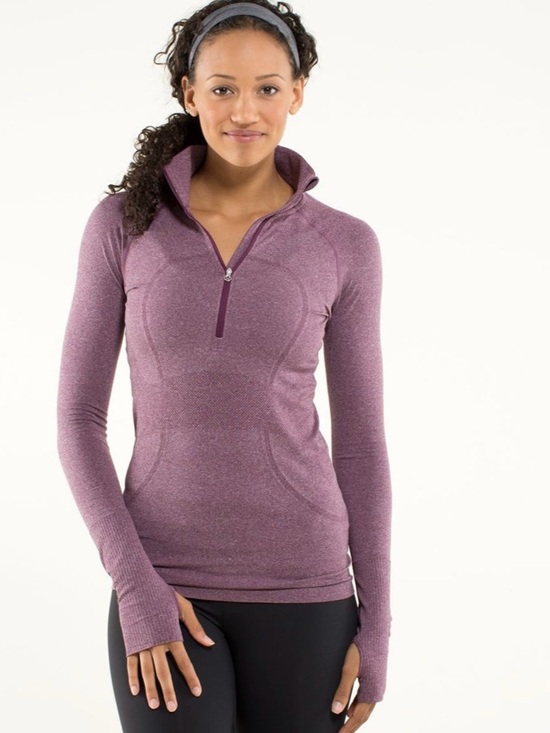 lululemon athletica Tops - lululemon athletica Heather Plum Half‑Zip Pullover